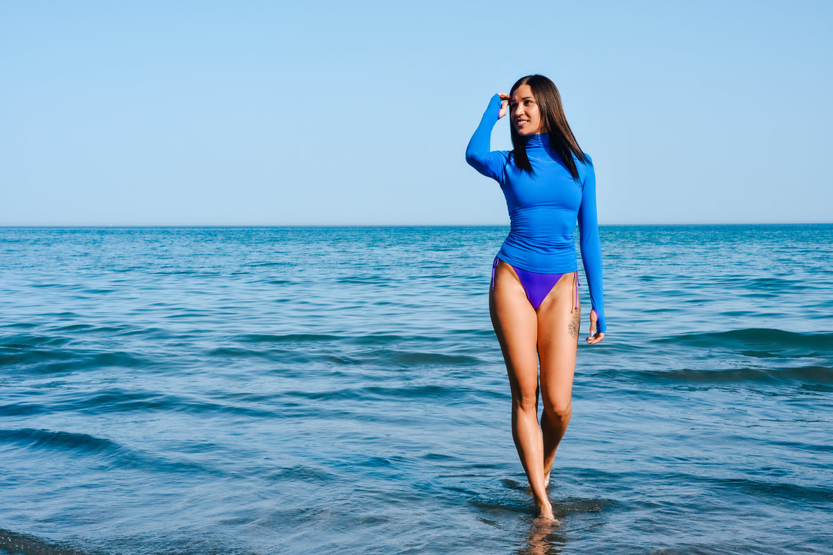 Moonset Rash Guard — lifestyle photo