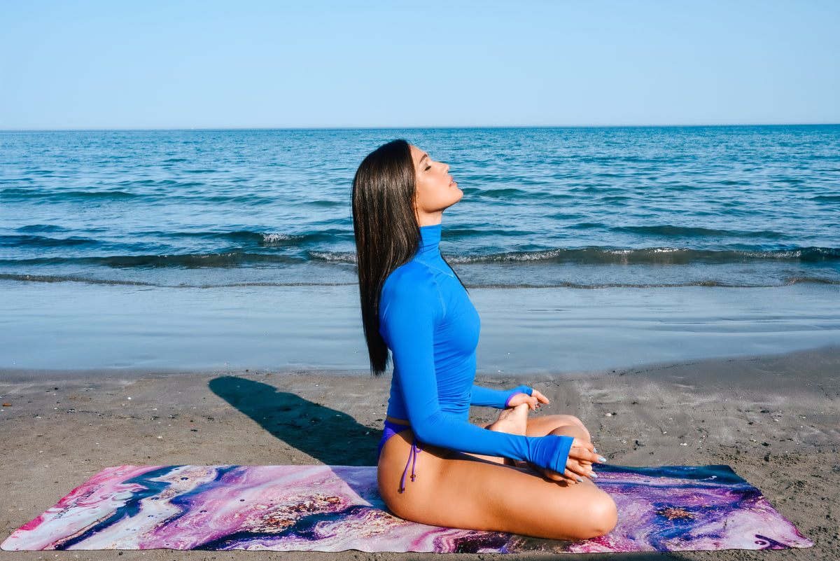Moonset Rash Guard — lifestyle photo